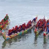 Boat race held on Tam Giang lagoon