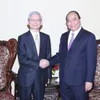 Deputy PM greets Toyota executive vice president