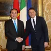 State President meets Italian Prime Minister