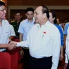 PM Nguyen Xuan Phuc meets voters in Hai Phong