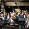 French President walks old quarter