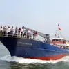 High-capacity fishing ship launched in Quang Binh