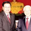 Party chief welcomes Lao Prime Minister