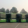 Test run for new bus route in Hanoi