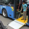 Support for the disabled in public transport