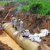 Government deals with consequences of pipeline breakage