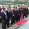 Leaders pay tribute to President Ho Chi Minh