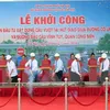 Construction begins on new overpass in Hanoi