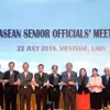 ASEAN senior officials discuss preparations of 49th AMM