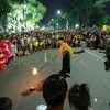 Promoting local culture in walking street around Hoan Kiem lake