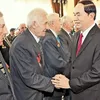 President meets Belarusian friendship association members, veterans