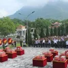 Thanh Hoa reburies martyr remains recovered from Laos