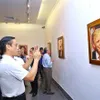 Mosaic ceramic paintings of APEC 2017 leaders displayed in Hanoi