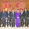 NA Chairwoman Nguyen Thi Kim Ngan receives Lao officials