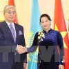 NA chairwoman concludes Kazakhstan visit