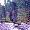 Waterwheel in Bo hamlet- a unique structure in Lai Chau