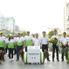 Bridgestone donates smart trash bins to HCM City