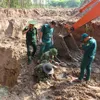 Mass grave unearthed at Bien Hoa airport