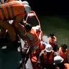 Five crew members saved from sunken vessel