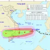 Storm Damrey strengthens to level 15