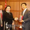 Singaporean, Vietnamese Parliamentary Chairs talk