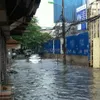 Hanoi streets inundated after heavy rains