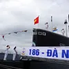 Flag-hoisting ceremony for two new kilo-class submarines