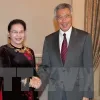 NA Chairwoman meets Singapore Prime Minister