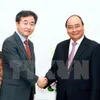 Prime Minister welcomes Yonhap President