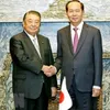 President meets Japanese lower house speaker