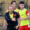 Vietnam national football team on active training in ROK