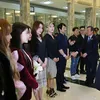 Kim Hong Un attends rare concert by South Korean entertainers