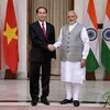 President Tran Dai Quang holds talks with Indian PM Narendra Modi