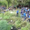 Young people clean up capital