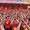 Fans show their support for Vietnam’s Olympic football team