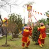 Neu tree planted for tet at Thang Long Citadel