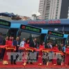 European-standard buses put into trial operation in HN