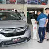 The first tax-free imported cars to be sold