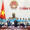 PM Nguyen Xuan Phuc welcomes U23 Vietnam