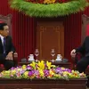 Party leader receives Lao vice President