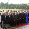 Officials pay tribute to President Ho Chi Minh on birthday anniversary