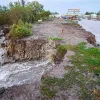 Coastal erosion in the Mekong river delta