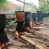 Brass pot, a necessary item of Thai families