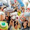 Japanese pillow fighting tournament