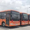 Bus route linking Ha Dong district and Noi Bai airport put into operation