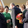 Prime Minister arrives in Saint Petersburg, Russia