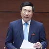 Deputy Prime Minister Pham Binh Minh joins Q&A session