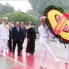 Leaders pay tribute to martyrs and President Ho Chi Minh