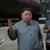 North Korean leader inspects newly-built submarine