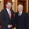 Party, State leader welcomes Australian Senate President